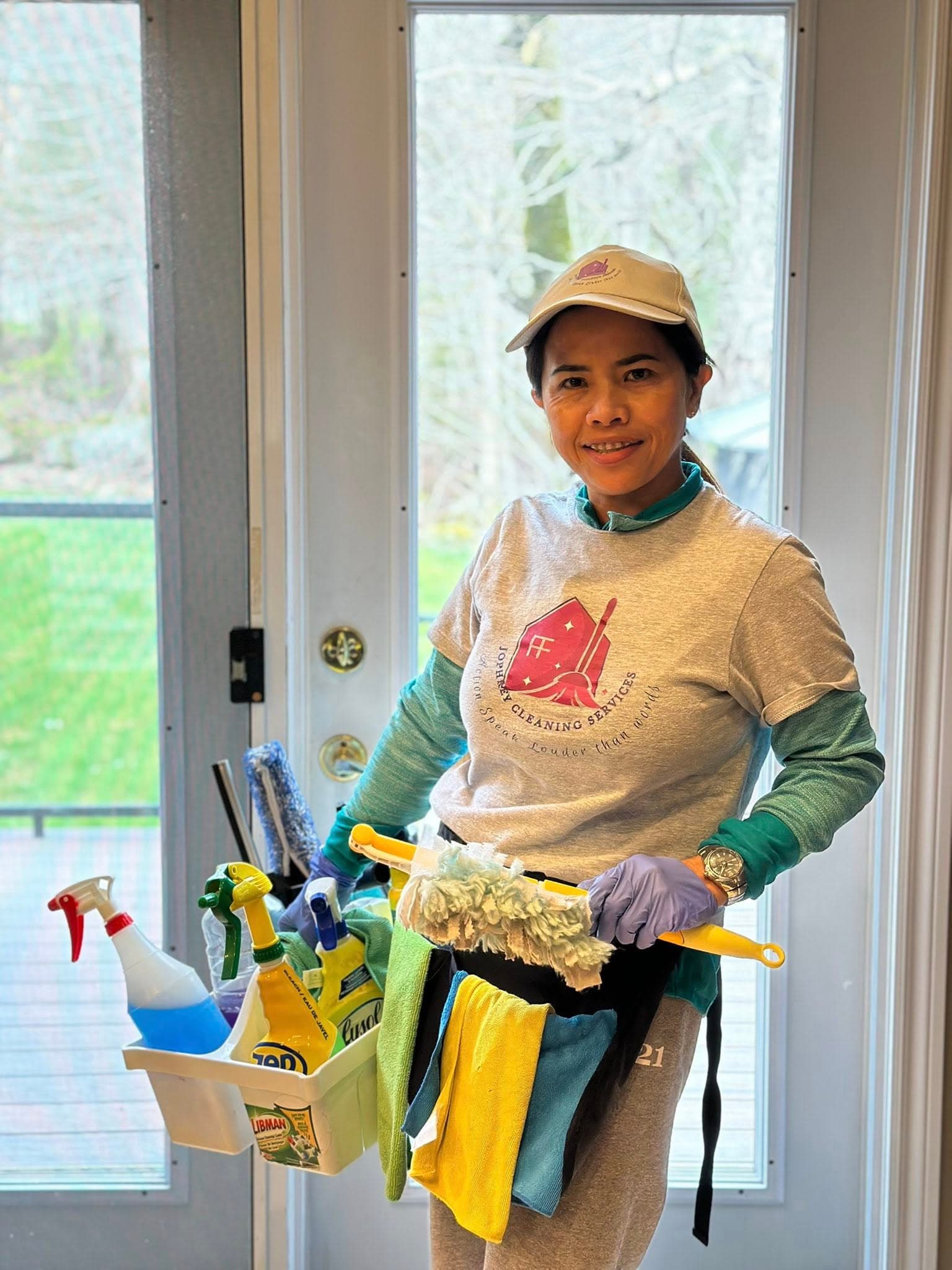 Irene Aliguyon, Owner & Founder of Jophrey Cleaning Services